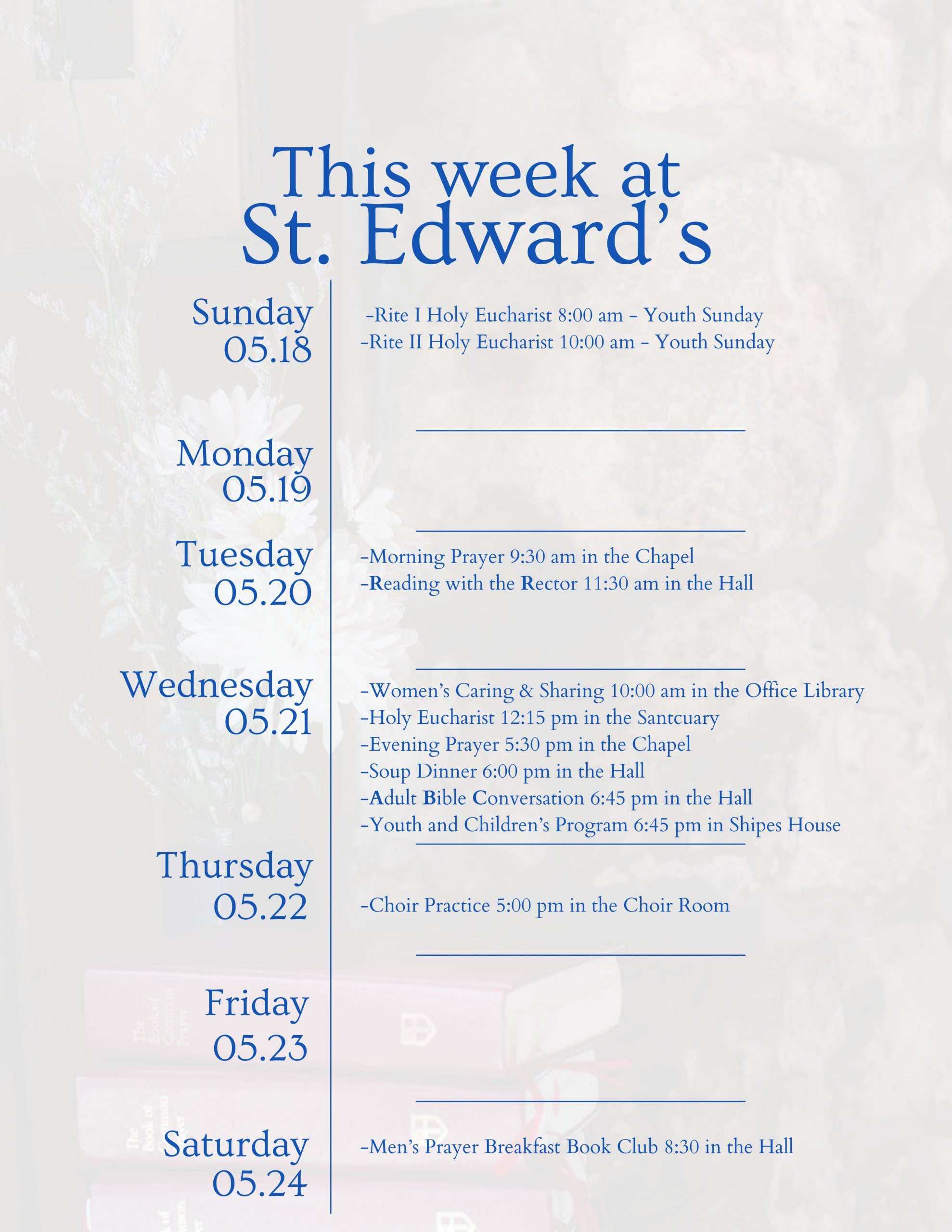 Week of 05-18-2025