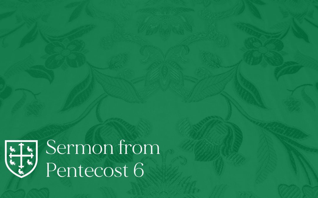 Pentecost 6 – Sermon